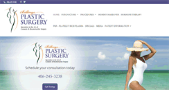 Desktop Screenshot of billingsplasticsurgery.com